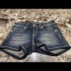 Miss me girls denim shorts